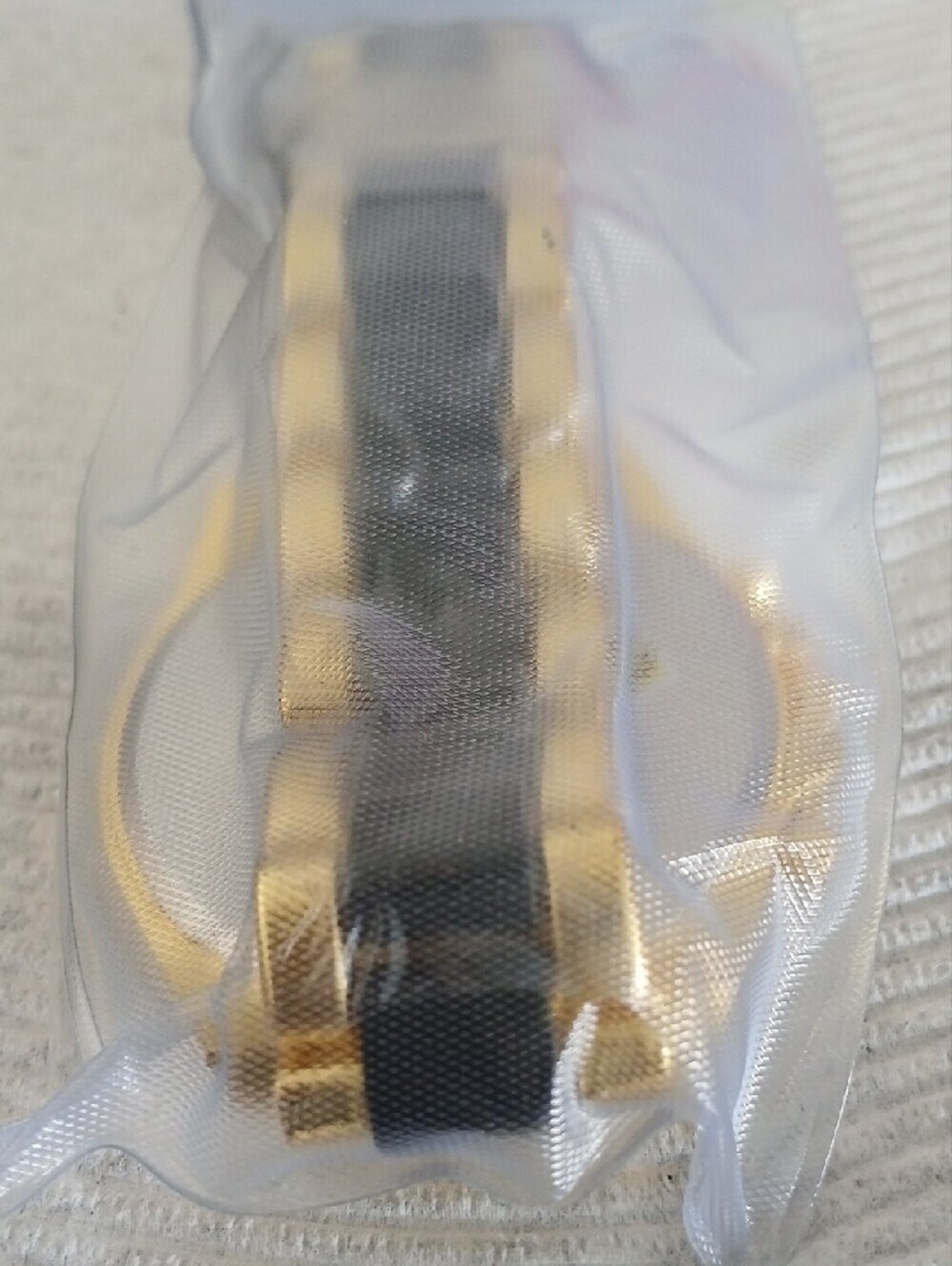 Gold and Black Chronograph Bracelet Watch - Picture 7 of 7
